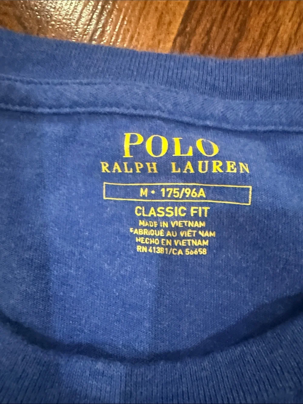 Polo by Ralph Lauren Short Sleeve Crew Tee in Royal Blue with Red Pony